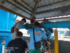 perbaikan pipa sumber